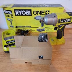 Ryobi ONE+ 18V 1/2 in. Impact Wrench Kit 