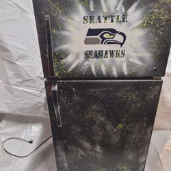 Seahawks Man Cave Fridge Or Kegerator