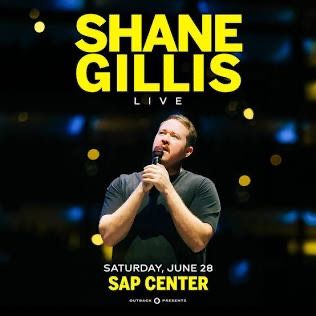 SHANE GILLIS, VIP AT THE SAP CENTER IN SAN JOSE 6/28/25
