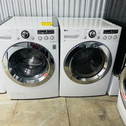 LG washer and dryer in very perfect condition with a receipt for 60 days warranty