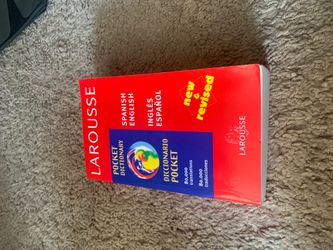 Spanish English pocket dictionary