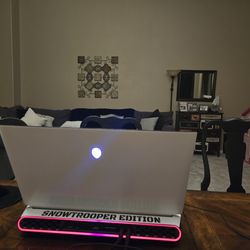 Huge 17 Inch Screen On A Dell Alienware Area 51 R2 Laptop With 64GB RAM And 1 TB SSD With The Hard To Find Tobii Eye Tracking