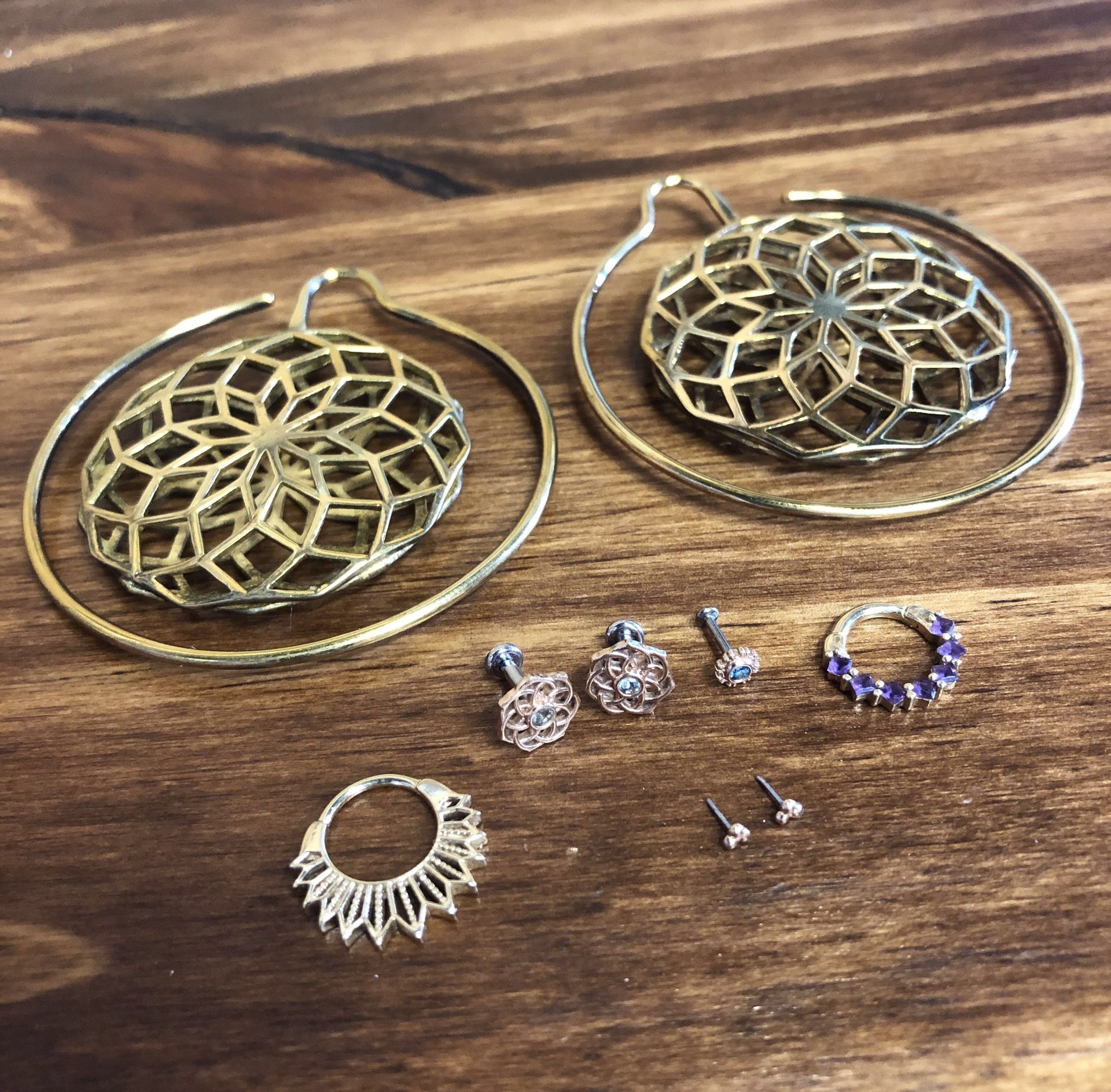 Assorted Gold BVLA Body Jewelry