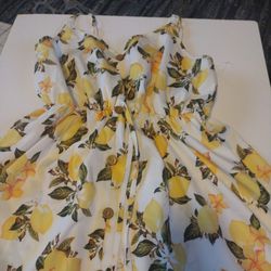 Cute Summer Lemon Sundress