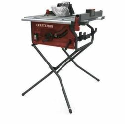 Craftsman 10 in Carbide Tipped Blade 15 Amp Corded Table Saw