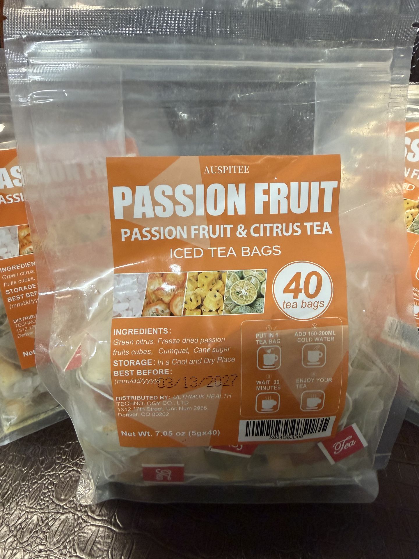 Herbal fruits citrus tea