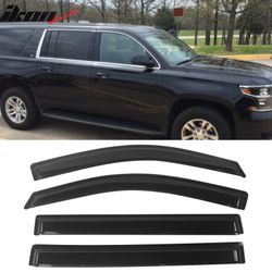 Fits 2015-2020 Chevy Escalade ESV Suburban GMC Yukon XL Window Visor Acrylic 4Pc Set
