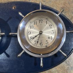 Seth Thomas Ships Clock And Barometer 