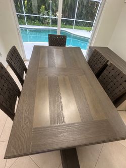 Dinning table and server