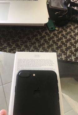 iPhone apple 7 plus black
