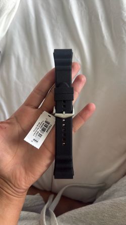 Fossil Black Leather Watch Strap