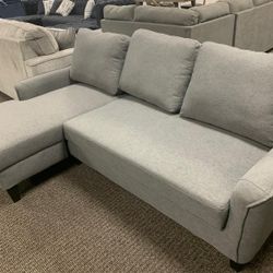 🚀 Same Day Delivery 🚀Jarreau Gray Sofa Chaise Sleeper $899.00