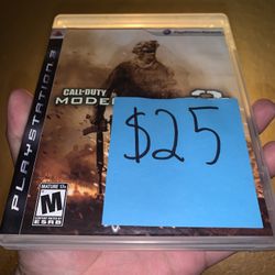 PlayStation 3 Video Game 🎮 Call Of Duty COD Modern Warfare 2 Army Combat PS3