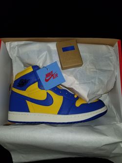 Jordan 1 "Reverse Laney"  (W)