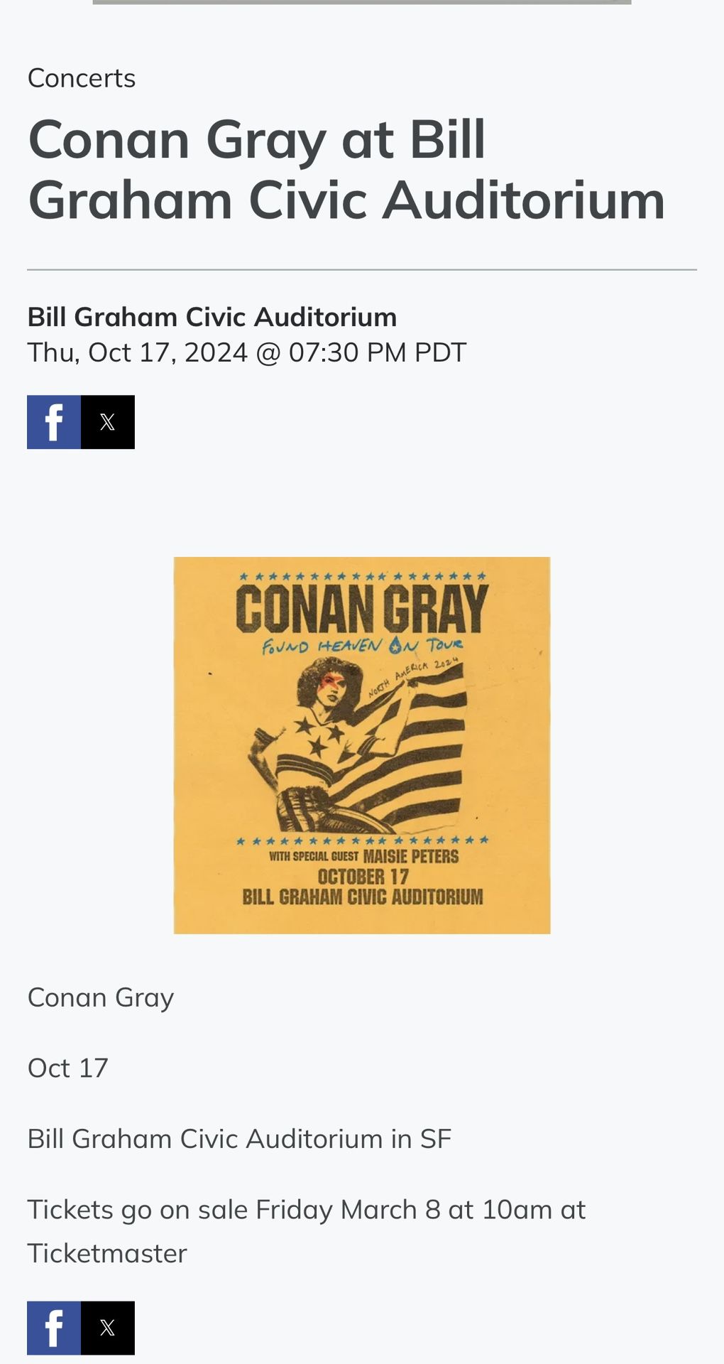 Conan Gray Tickets 