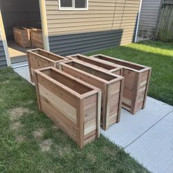Modern Cedar Planter