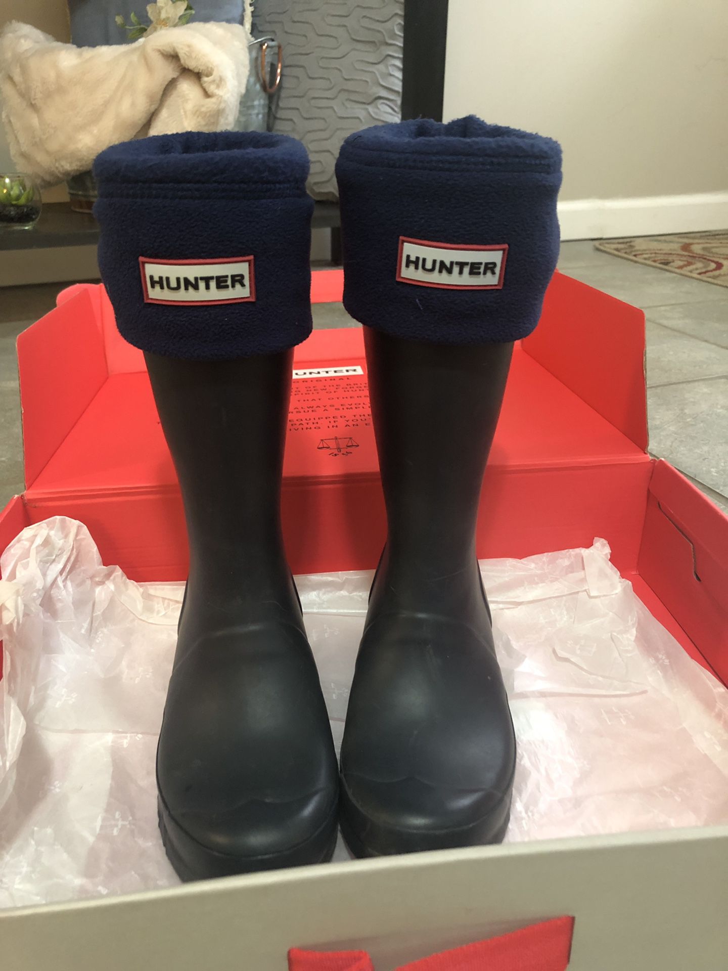 Hunter Rain Boots, Size Girls 4