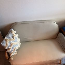 Faux Leather Sofa Love Seat
