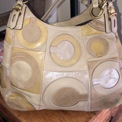 Coach Patchwork Shoulder Bag