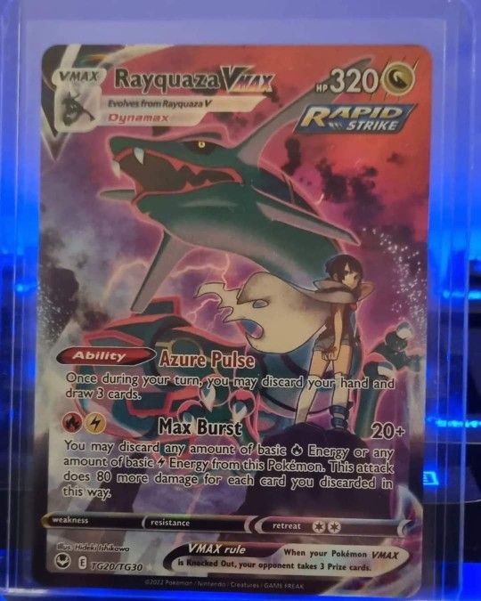 Rayquaza Vmax Trainer Gallery Card
