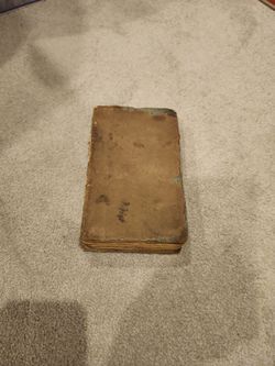 Antique Leather Bound Book a Treatise on Veterinary Medicine