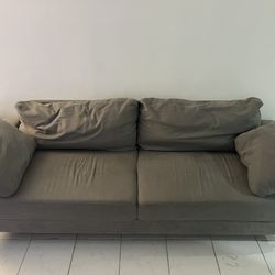 Dark gray couch