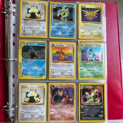 Vintage Pokémon Card Binder 🚨 Over 300 Vintage Pokemon Cards Lp/Md/Hp/Dmg