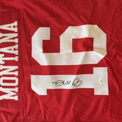 Joe Montana Autograph Jersey