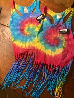 New 2 Small 80s Tie Dye Shirts