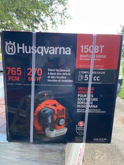Husqvarna 150BT 51-cc 2-cycle 765-CFM 270-MPH Gas Backpack Leaf Blower