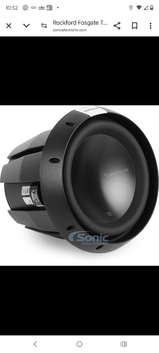 Rockford Fosgate T2 D4 12inch Subwoofer