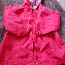 Pink Rain Jacket For Toddlers