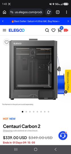 3D Printer Centauri Carbon 2