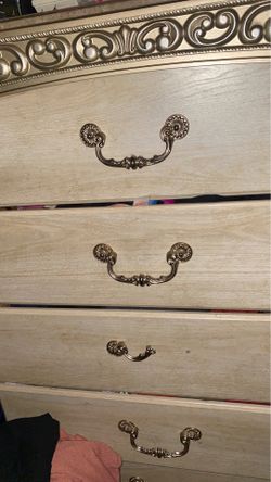 Bed set bed frame dresser cómoda