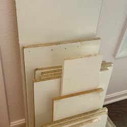 13 White Shelving Boards