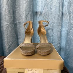 Michael Kors Gold Heels