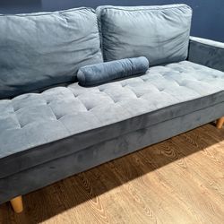 Blue couch