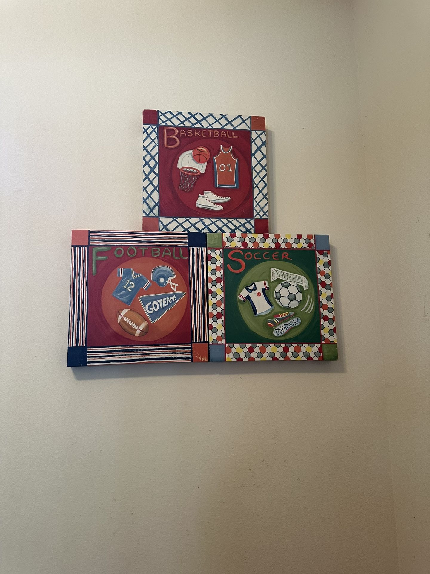 Sports Wall Decor (Canvas)