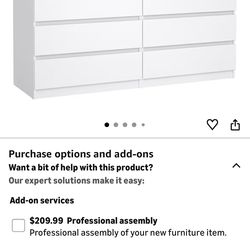 6 Drawer Double Dresser