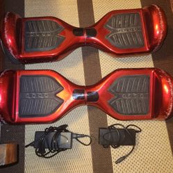 2 Hoverboards W/ 2 Chagers