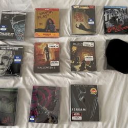 Sealed 4K and Blu-Ray Steelbooks 