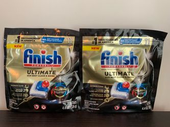 Finish 11ct Ultimate Dishwasher Tabs, Price for Both (multiple sets available)
