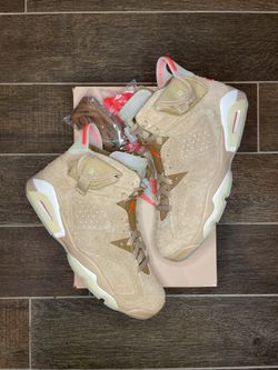 Jordan 6 Retro Travis Scott British Khaki 