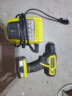 Ryobi 12v drill & charger