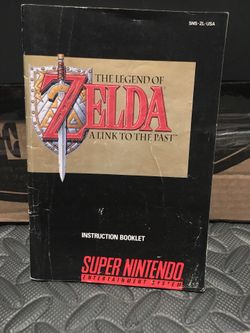 Zelda link to the past manual snes only