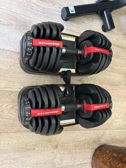 Bowflex dumbbells like new.