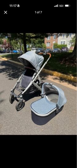 Uppababy vista stroller with bassinet Gregory