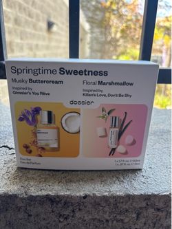 Dossier Springtime Sweetness Perfume Duo Set 2pc Buttercream Floral Marshmallow