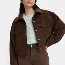Levi’s Cropped Wool Jacket