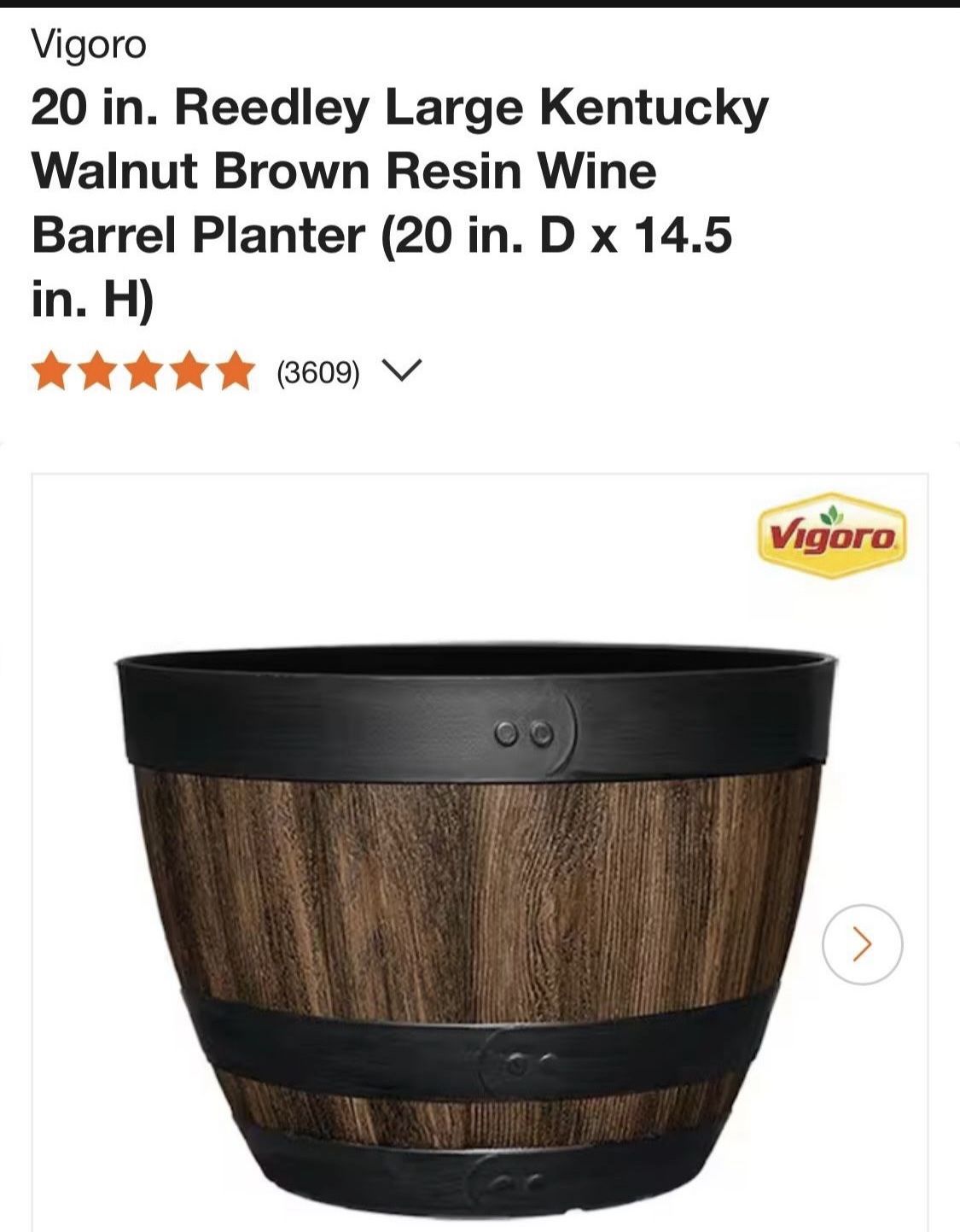 Barrel For Planting , Resin Material